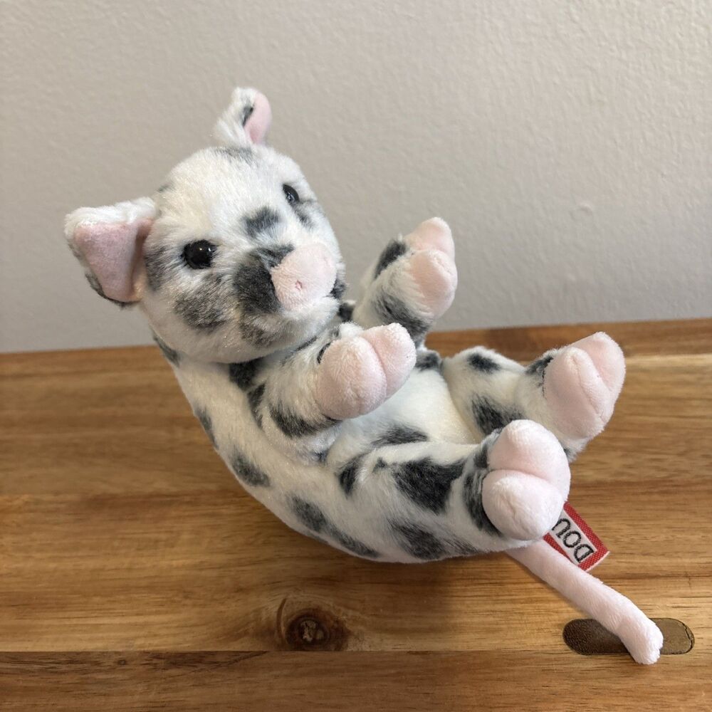 Douglas Toys Spotted Pig Lil' Baby Handful 6" Plush Popular Laying On Back